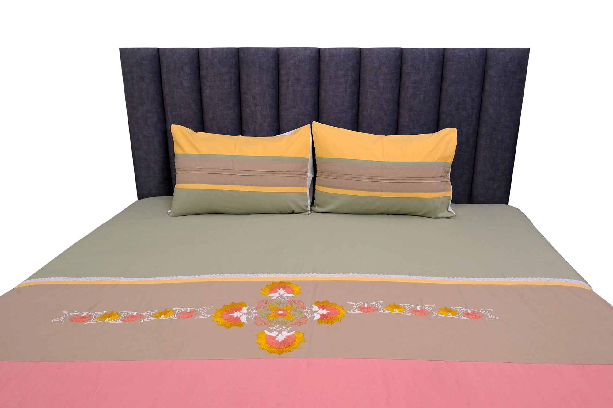 Sunset Bloom Pastel Bed Ensemble