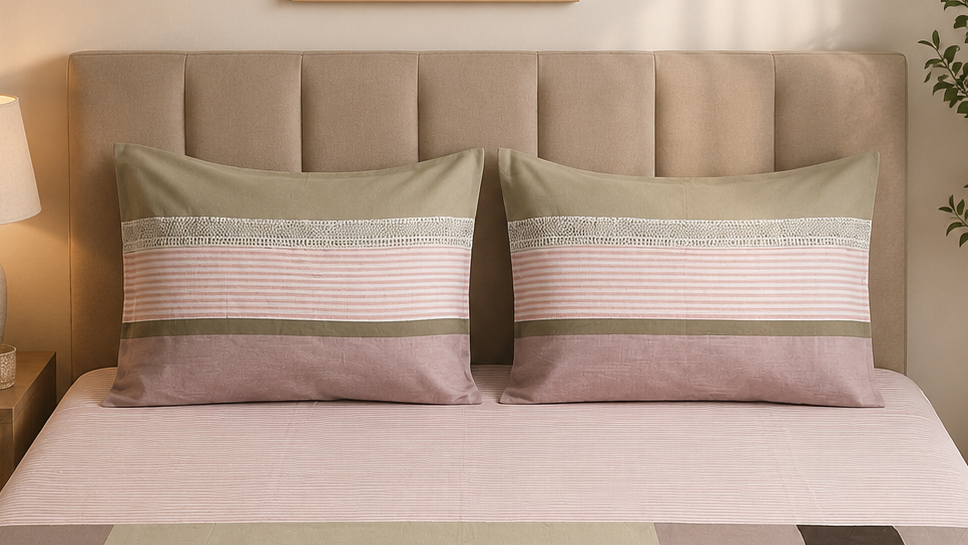 Blush Mandala Patchwork Bed Ensemble