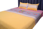Sunset Bloom Yellow & Lavender Bed Ensemble
