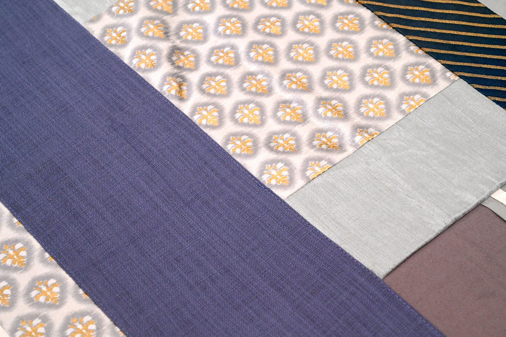 Blue Mosaic Patchwork Bed Ensemble