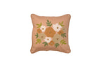 Beige Blossom Cushion Cover