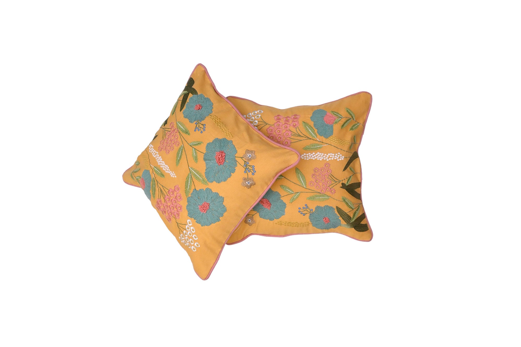 Sunset Bloom Cushion Cover