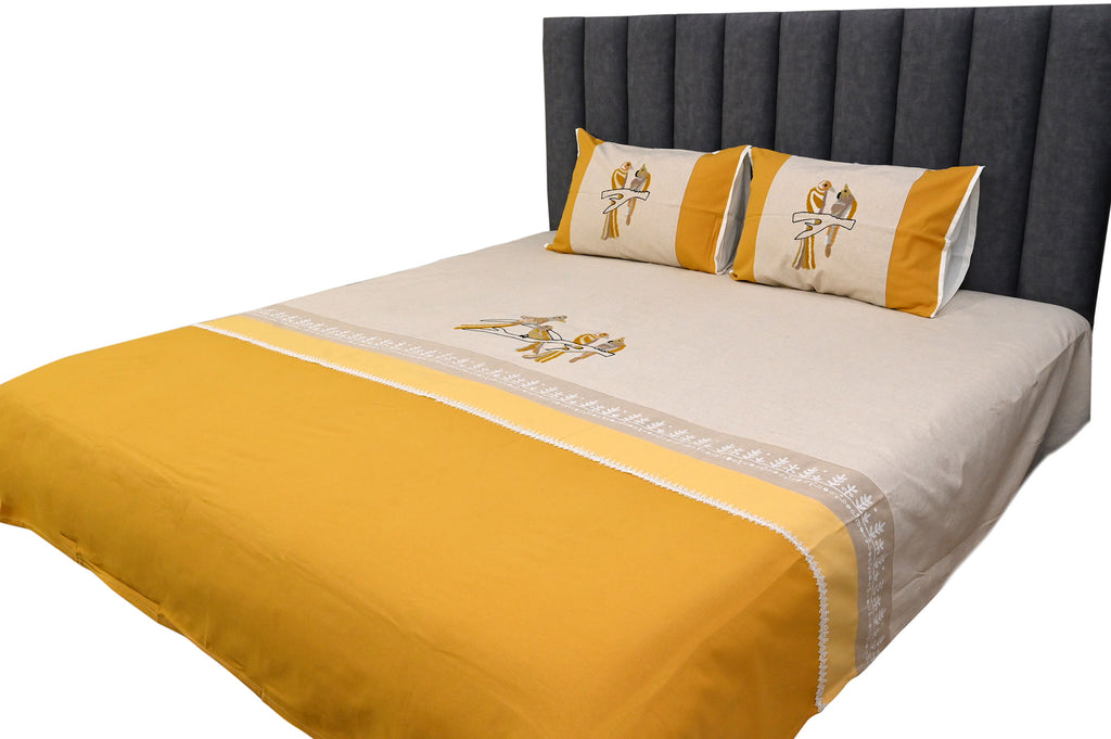 Golden Harmony Bed Ensemble