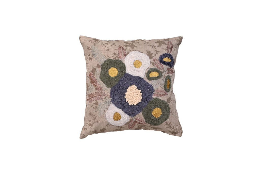 Earthy Petal Cushion Cover