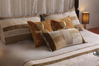 Heritage Weave Taupe & Rust Bed Ensemble