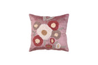Rose Bloom Embroidered Cushion
