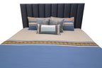 Royal Azure Elegance Bedspread Set