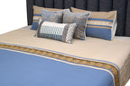 Royal Azure Elegance Bedspread Set