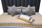 Royal Azure Elegance Bedspread Set