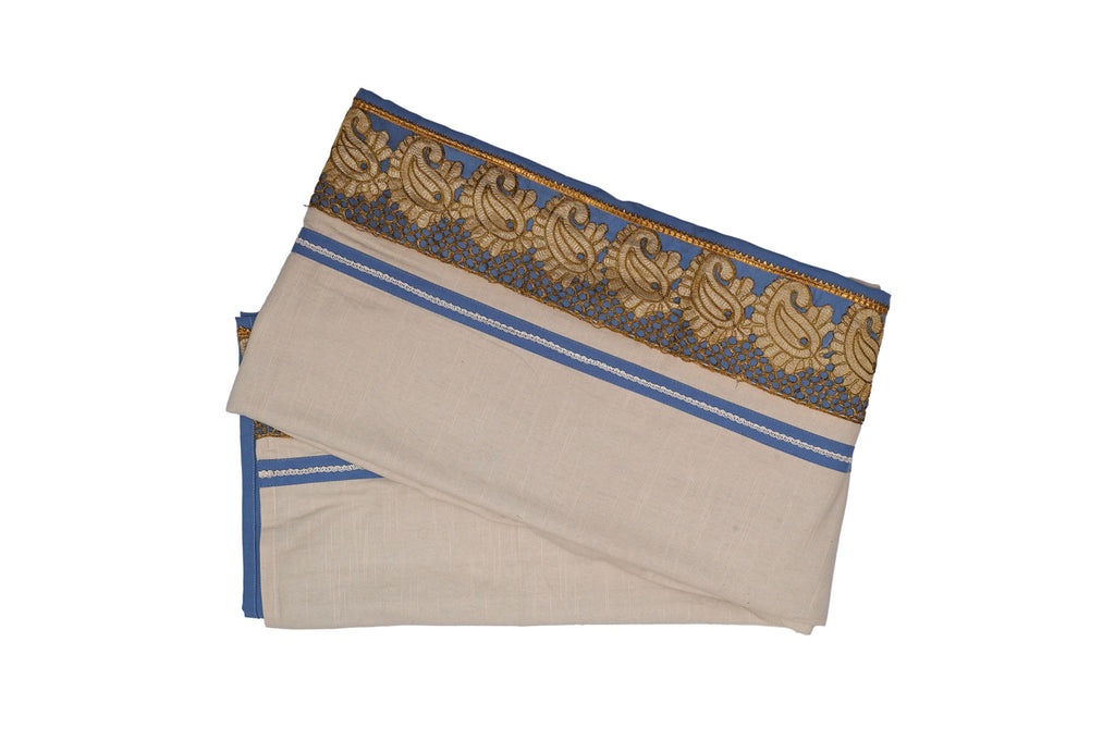 Royal Azure Elegance Bedspread Set