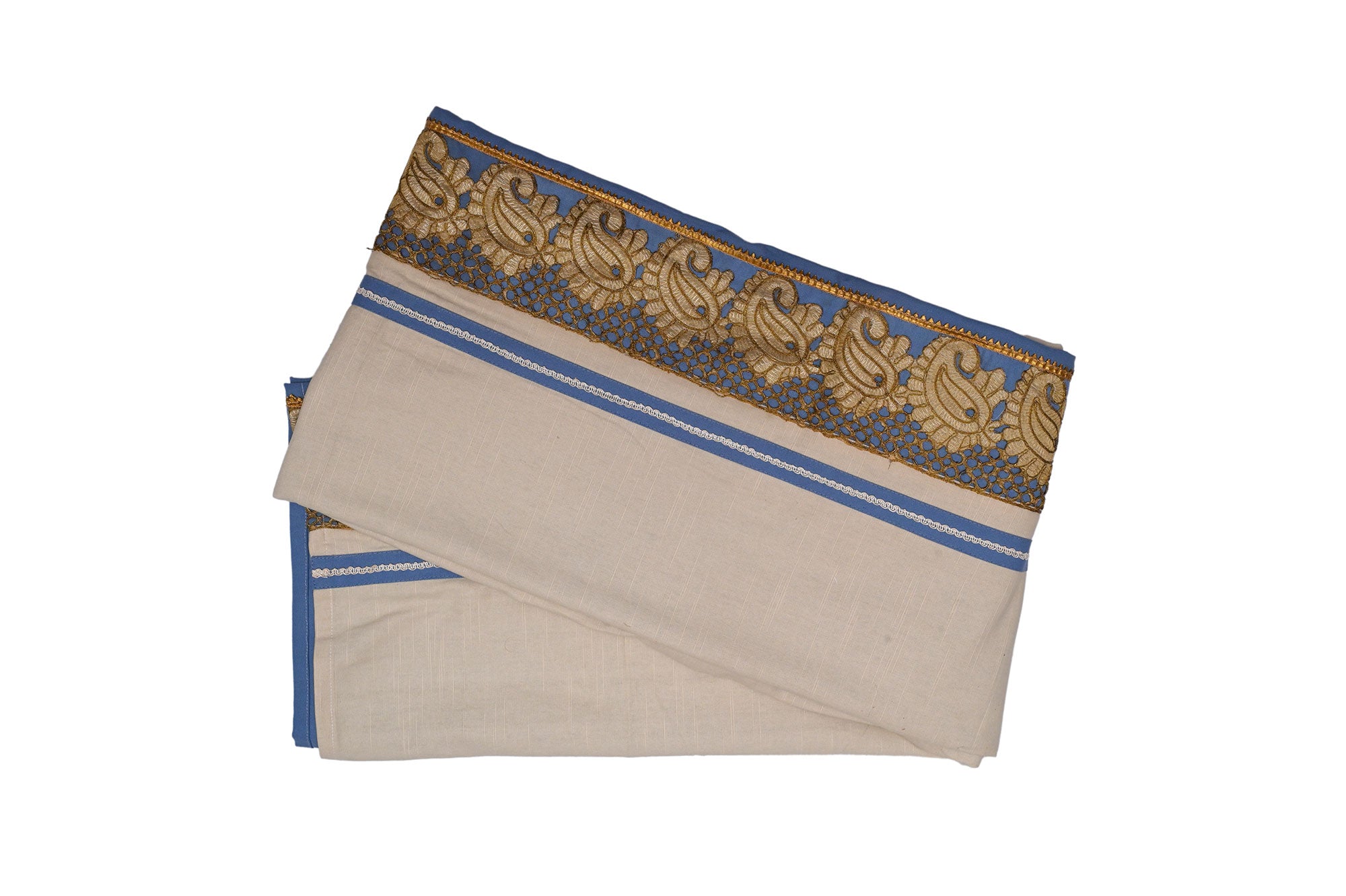 Royal Azure Elegance Bedspread Set