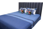 Tropical Blue Aviary Bedspread Set