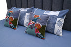Tropical Blue Aviary Bedspread Set