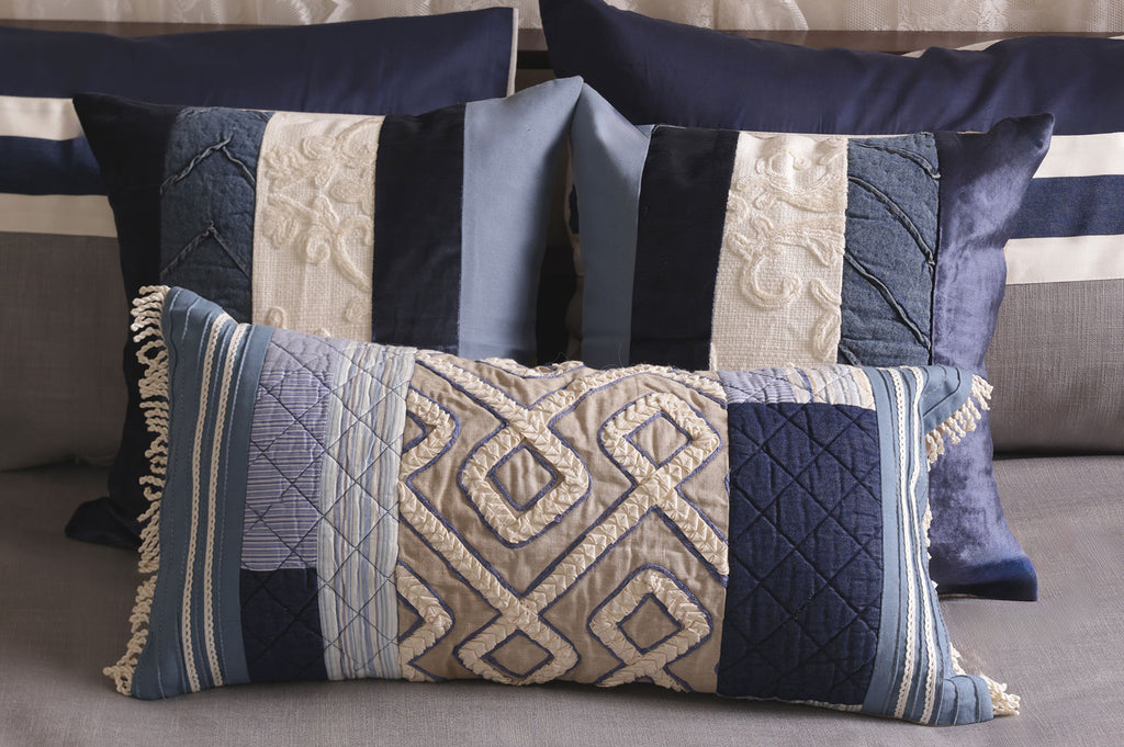 Nautical Charm Indigo & Ivory Bed Ensemble