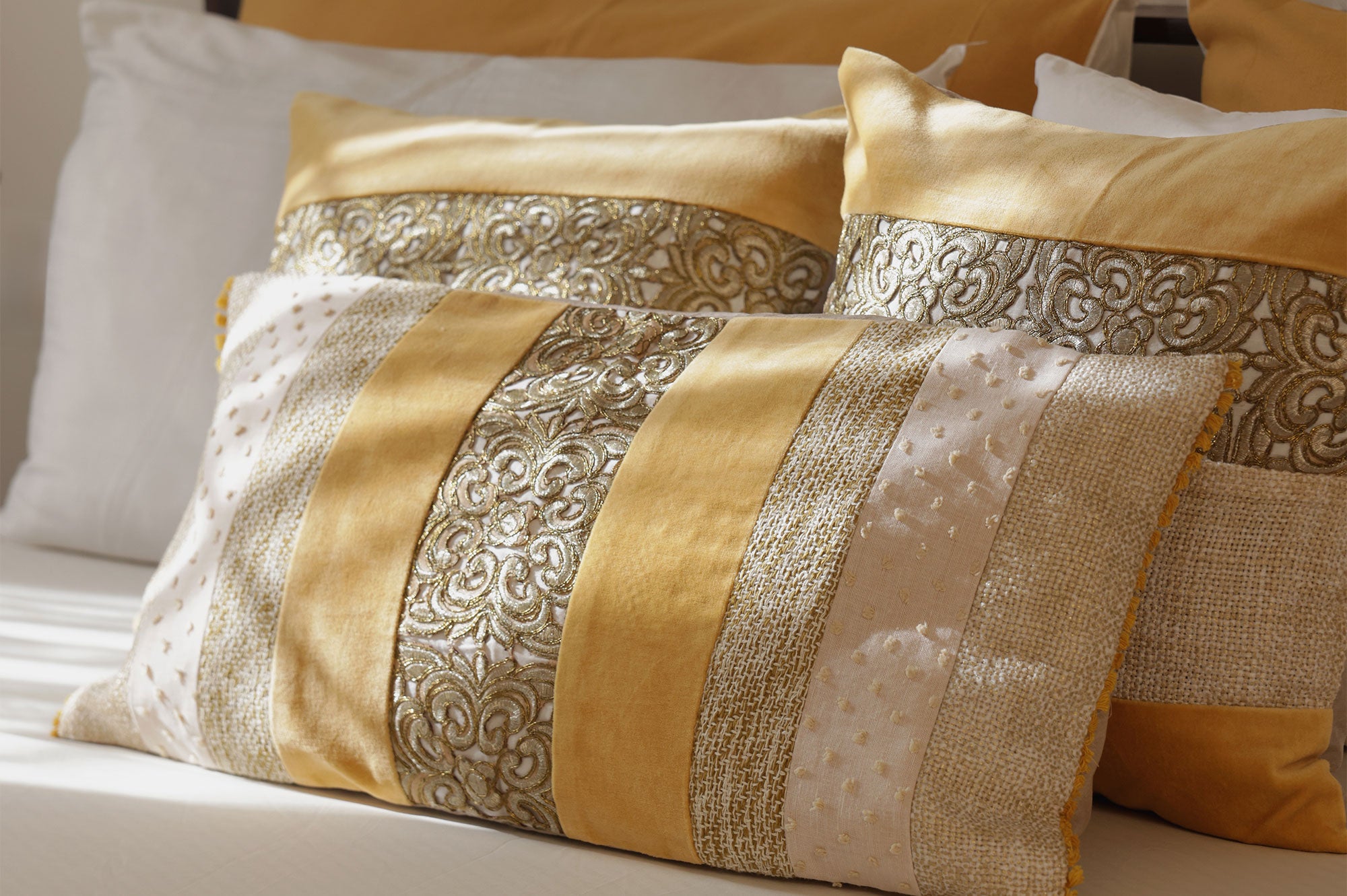 Golden Serenity Bed Ensemble