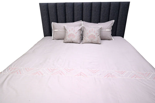 Elegant Mist Embroidered Bedspread Set