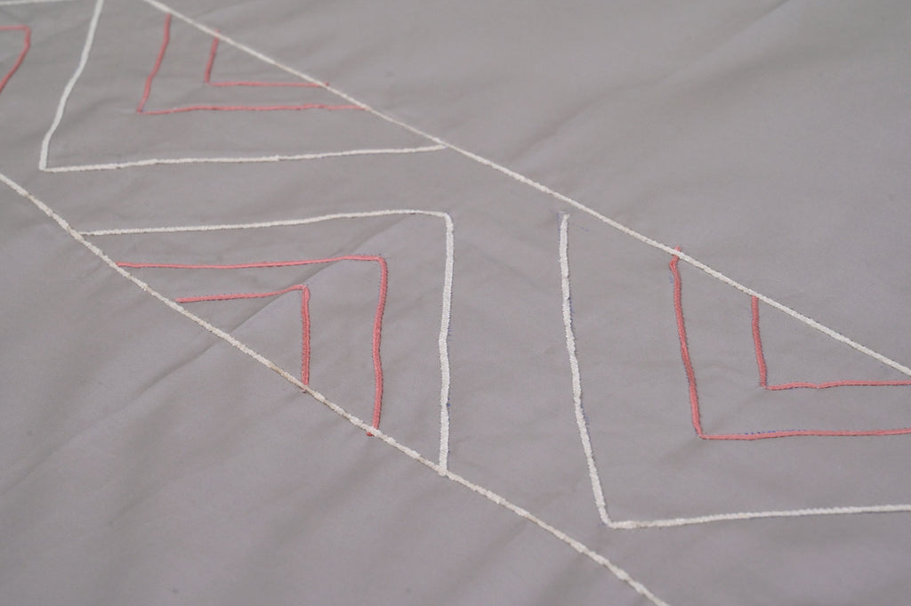 Elegant Mist Embroidered Bedspread Set