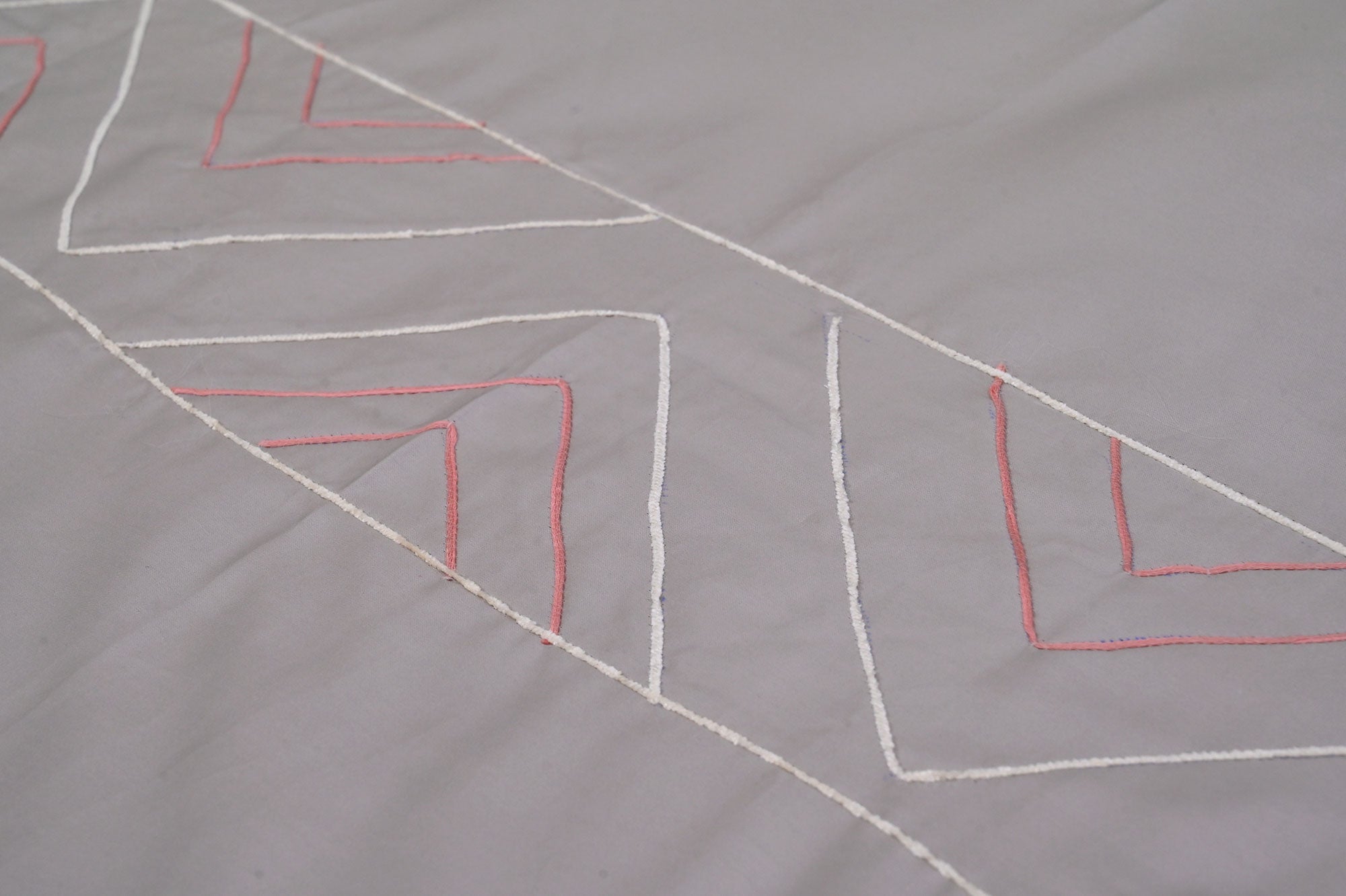 Elegant Mist Embroidered Bedspread Set