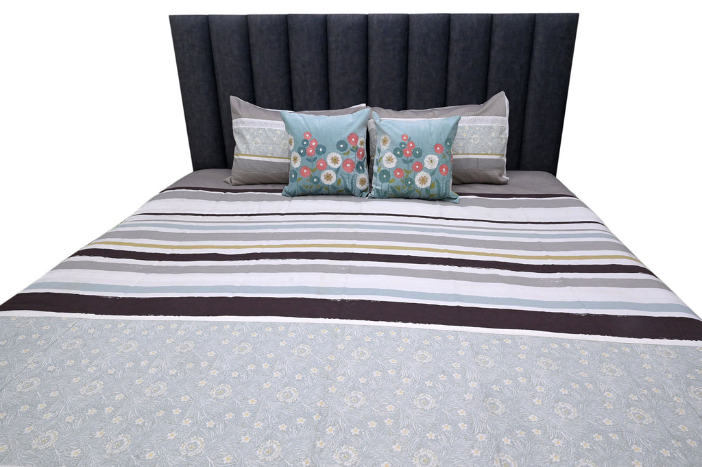 Meadow Breeze Striped Bedspread Set