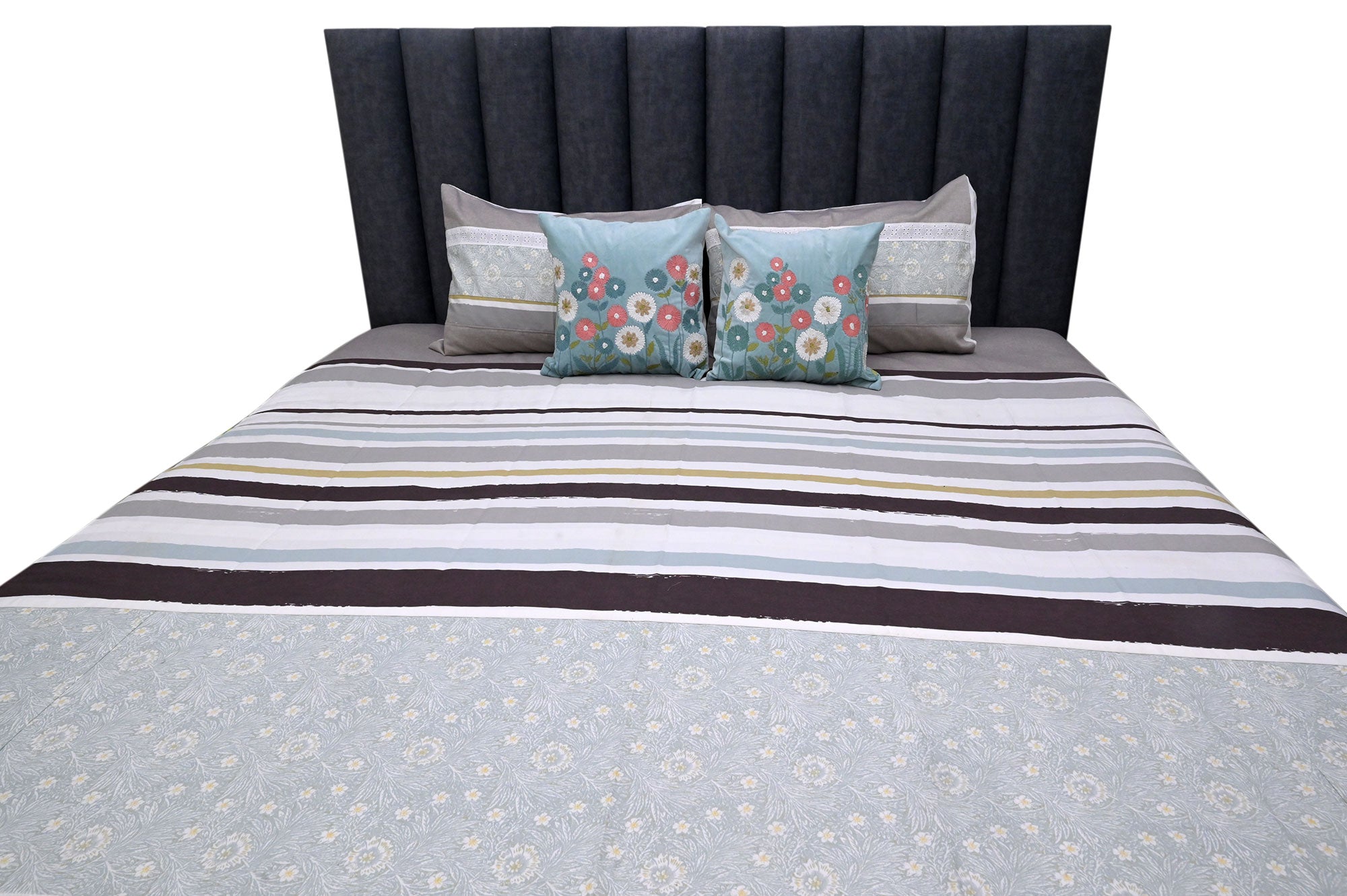 Meadow Breeze Striped Bedspread Set
