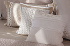 Ethereal Ivory Textured Bed Ensemble