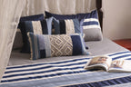 Nautical Charm Indigo & Ivory Bed Ensemble
