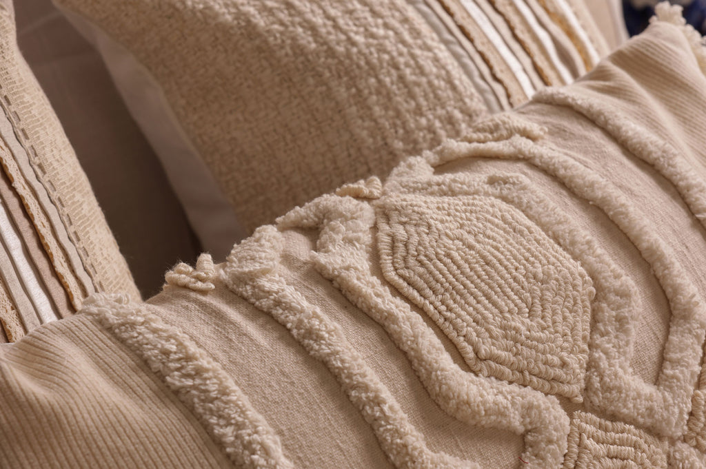 Sands of Serenity Beige Bed Ensemble