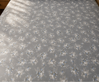 Blue Mist Floral Embroidered Bedsheet Set