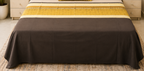Mustard Royale Charcoal Accent Bedsheet Set