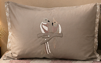 Taupe Woodland Tree Print Bedsheet Set