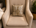 Gold Medallion Cushion Cover