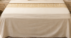 Ivory Opulence Gold Accent Bed Ensemble