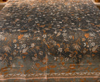 Charcoal Ember Floral Bedsheet Set