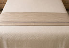 Ivory Woodland Quilted Bedsheet Set