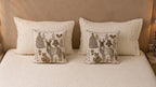 Ivory Woodland Quilted Bedsheet Set
