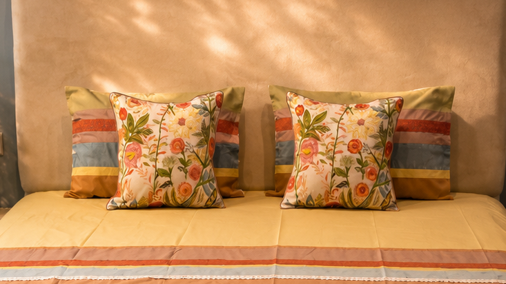 Terracotta Bloom Bed Ensemble