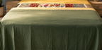 Olive Mustard Swan Bed Ensemble