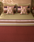 Sage and Rust Floral Bed Ensemble